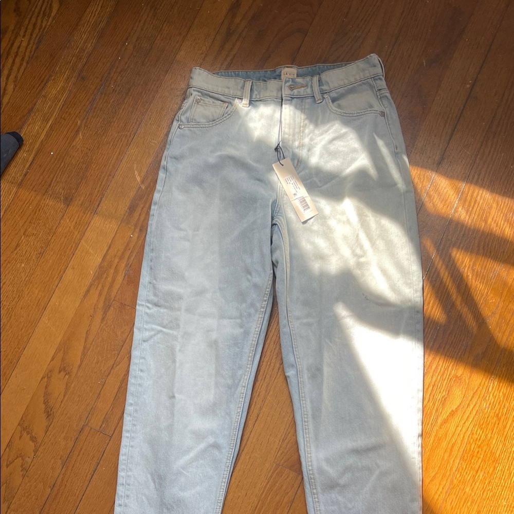 Women's Light Gray Ankle Jeans